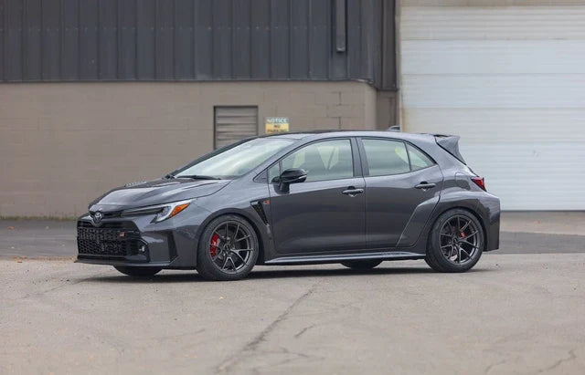Speed Academy Spec Annex Suspension ClubSpec Pro 2023+ Toyota GR Corolla ClubSpec Pro 2022 Toyota GR Corolla coilovers are track and real world proven.  Annex Suspension believes that performance and comfort can go hand in hand and it influences all aspects of our product design. 