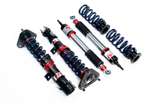 Speed Academy Spec Annex Suspension ClubSpec Pro 2023+ Toyota GR Corolla ClubSpec Pro 2022 Toyota GR Corolla coilovers are track and real world proven.  Annex Suspension believes that performance and comfort can go hand in hand and it influences all aspects of our product design. 